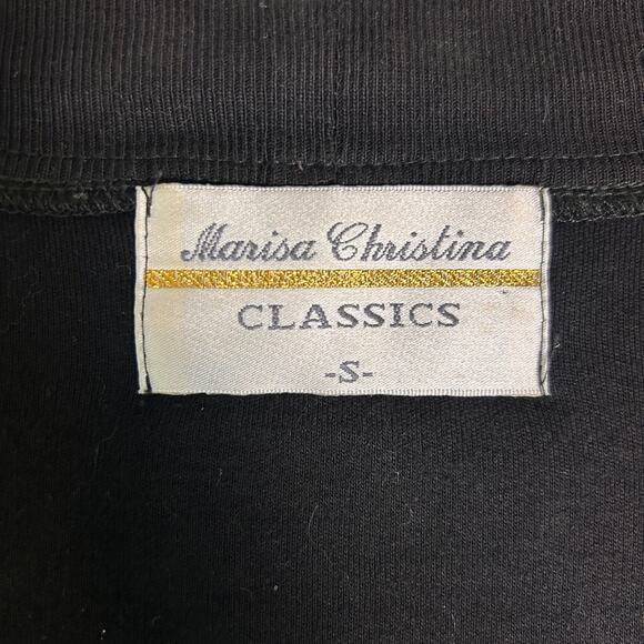 Vintage Marisa Christina Classics Beaded Cardigan Womens Small Turqoise Black - Picture 6 of 10